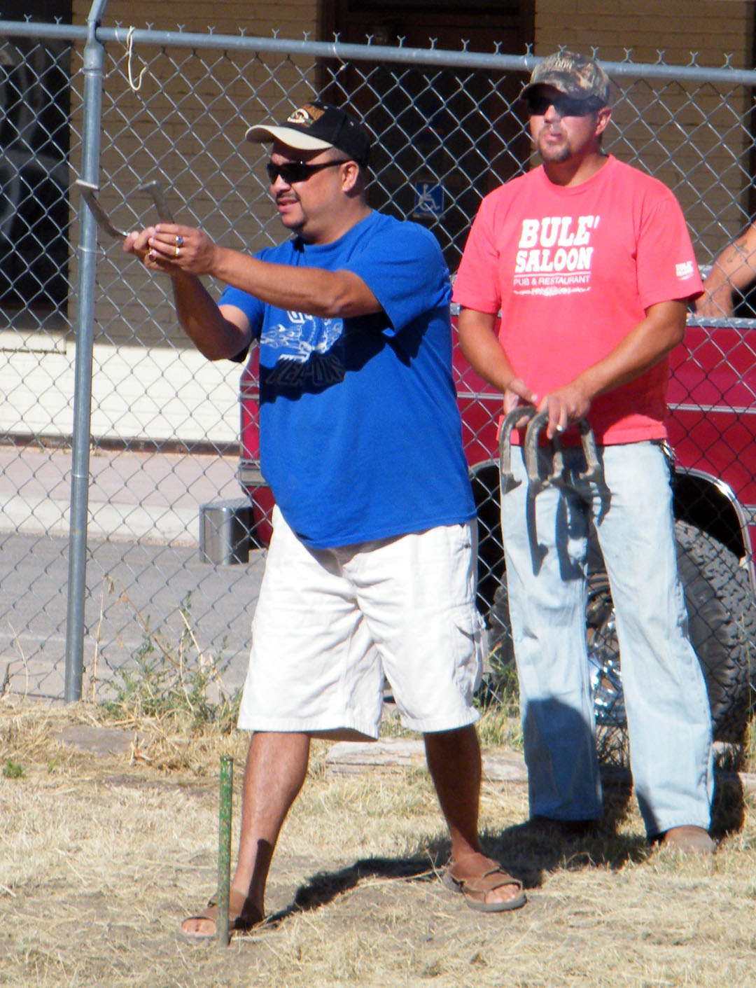 Participants in Horeseshoe Tournament