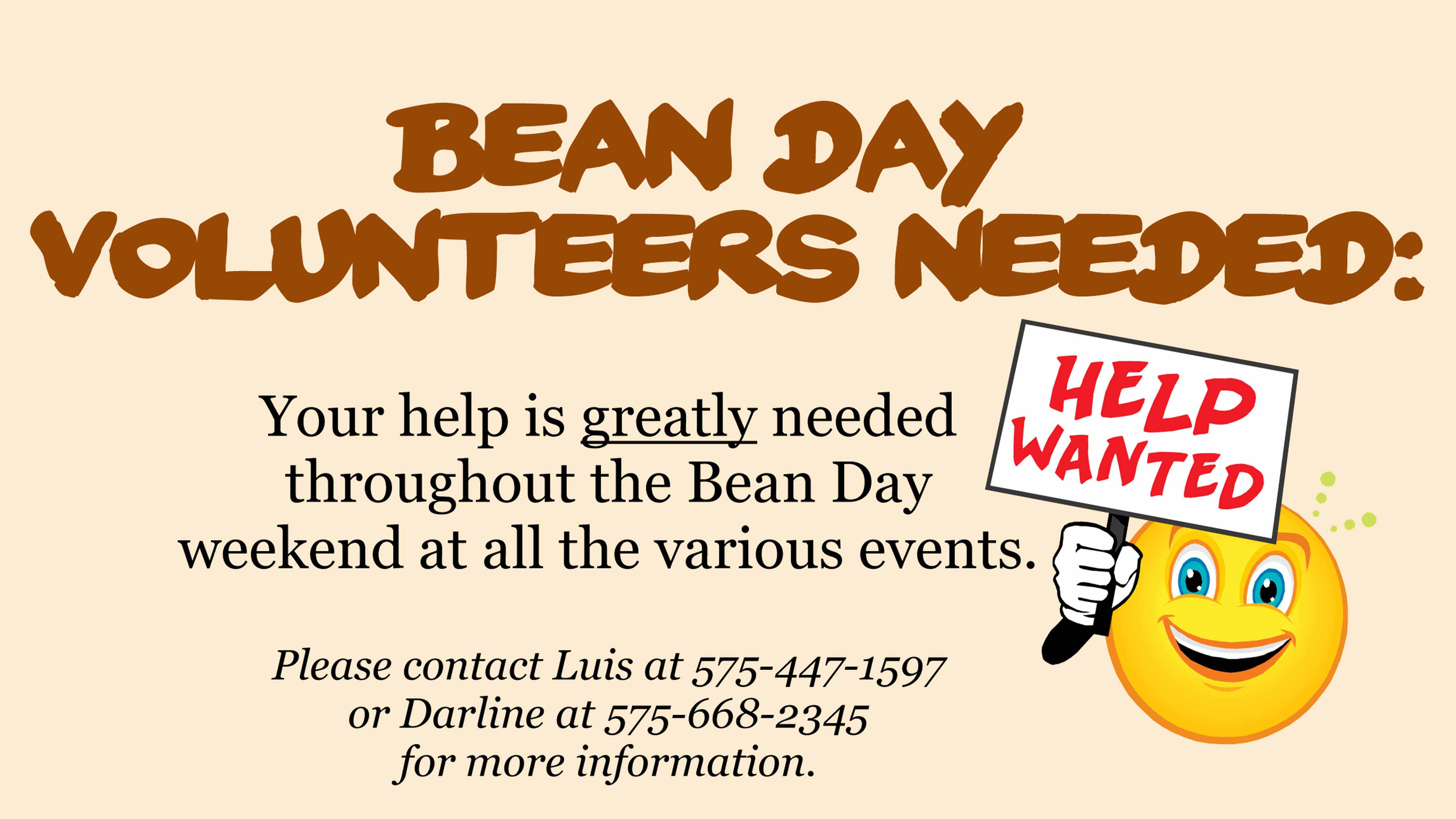 Volunteers Needed